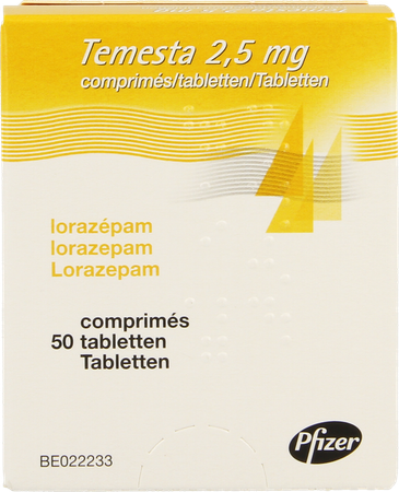 Temesta Comp 50 X 2,5mg 2