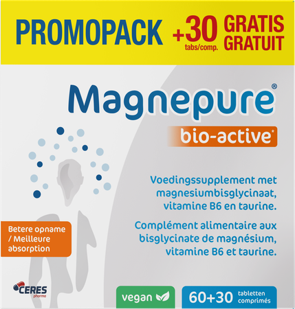 Magnepure Bio Active Promopack Comp 60 + 30 Gratis 3