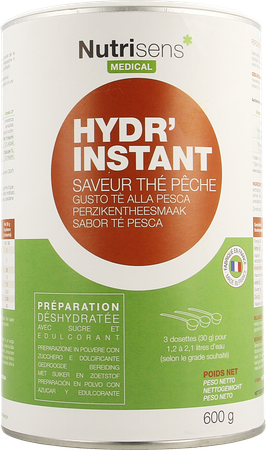 Hydr'instant Perzikthee 600g 1