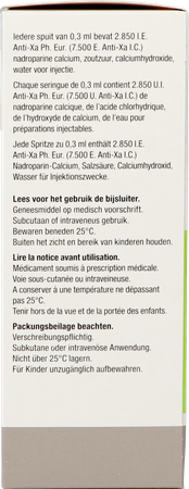 Fraxiparine Ser 10 X 0,3ml 2850 Ui Axa 4