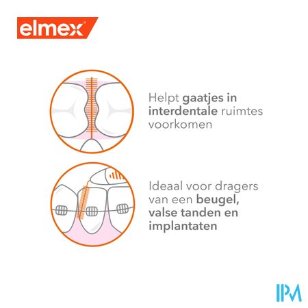 Elmex Set Interdentale Borsteltjes Iso 2 0,9mm 8 3