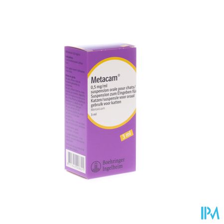 Metacam Susp Oral 0,5mg/1ml 3ml Katten