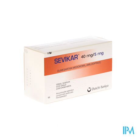 Sevikar 40mg/5mg Filmomh Tabl 98