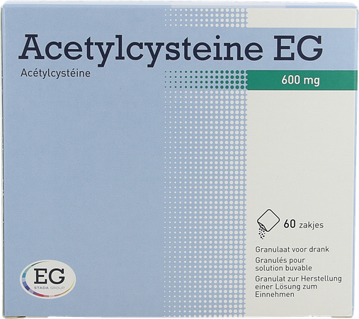 Acetylcysteine EG 600Mg Gran. Vr Drank Zakje  60 3