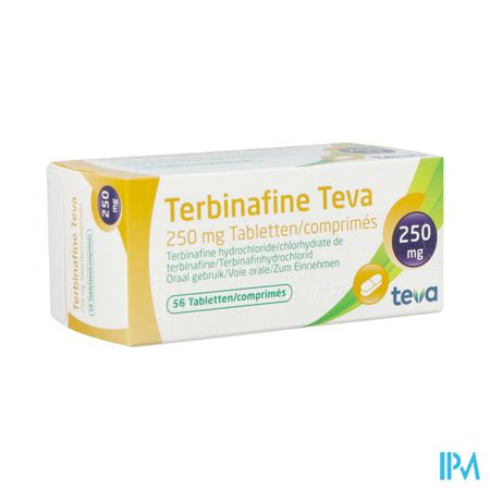 Terbinafine Teva Comp 56 X 250mg