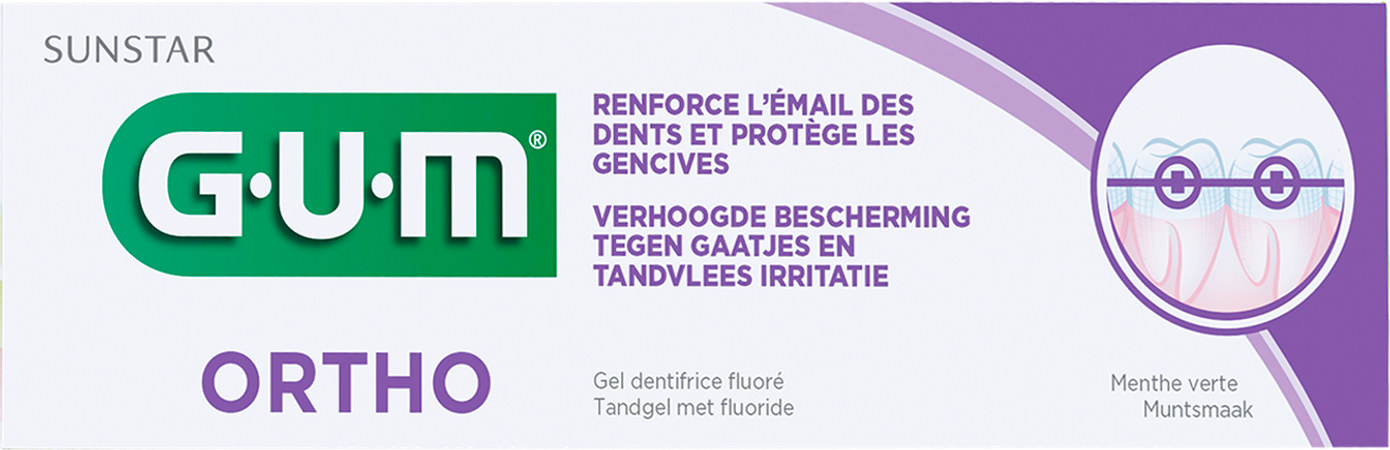 Gum Ortho Tandpasta Gel 75ml 3080 3