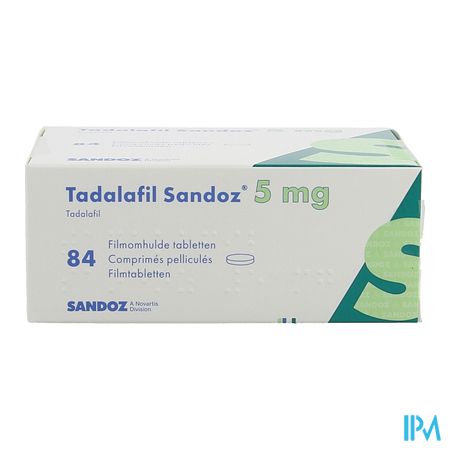 Tadalafil Sandoz 5,0mg Filmomh Tabl 84 X 5,0mg 2