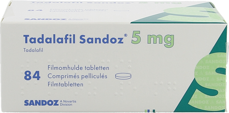 Tadalafil Sandoz 5,0mg Filmomh Tabl 84 X 5,0mg 2