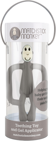 Matchstick Monkey Bijtring Grijs 1