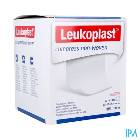 Leukoplast Compress N/woven St. 10cmx10cm 50x2