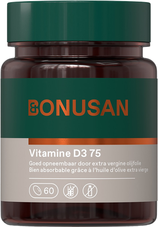 Vitamine D3 75mcg/ 3000 Ie Softcaps 60 Bonusan 2
