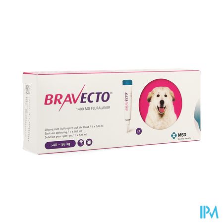 Bravecto 1400mg Spot On Opl Hond >40-56kg Pipet 1