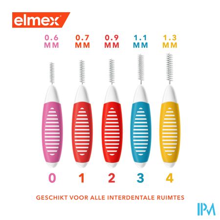 Elmex Set Interdentale Borsteltjes Iso 2 0,9mm 8 1