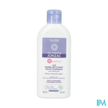 Jonzac Gezichtsmelk Dermo Reinigend 200ml