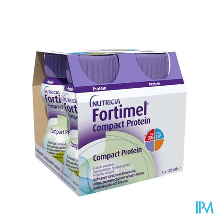 Fortimel Compact Protein Cool Cucum.&lime 4x125ml