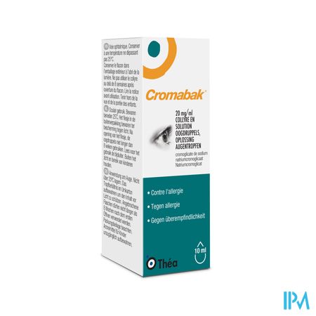 Cromabak Collyre 2% 10ml