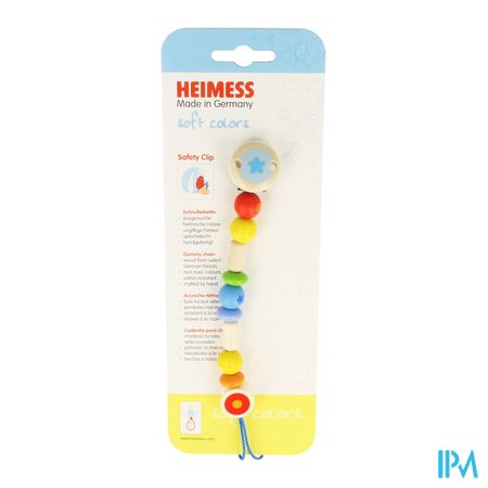 Heimess Fopspeenketting Hout Regenboog H736840 1