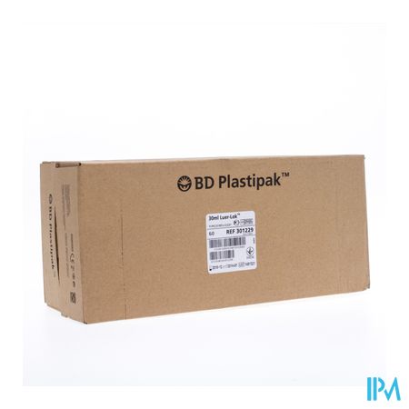 Bd Plastipak Seringue Luer-lok 30ml 60 301229