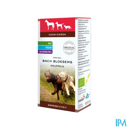 Bachbloesem Dieren Agressiviteit Druppels 20ml