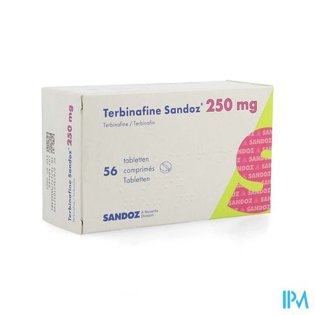 Terbinafine Sandoz Comp 56 X 250mg