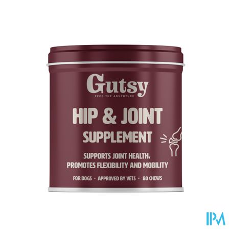 Gutsy Hip & Joint Supplement Chews 80