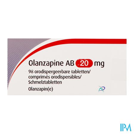 Olanzapine Ab 20mg Orodisp. Tabl 98 2
