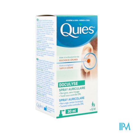 Quies Doculyse Spray Tegen Oorproppen 30ml