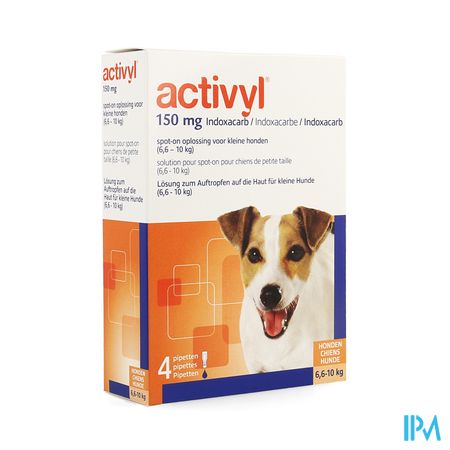 Activyl Spot-on Opl. Kleine Honden Pipet 4x150mg