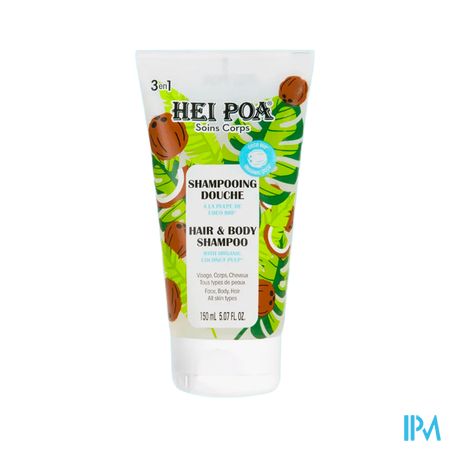 Hei Poa Douche Sh Kokosnoot Pulp Bio Tube 150ml