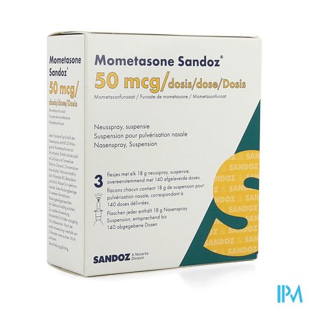 Mometasone Sandoz Neusspray 3 X 140 1 Fl