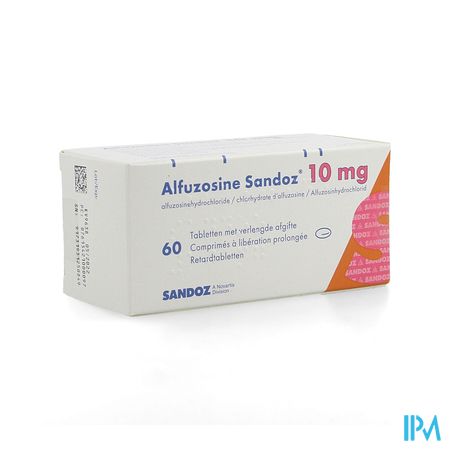 Alfuzosine Sandoz Comp 60 X 10mg