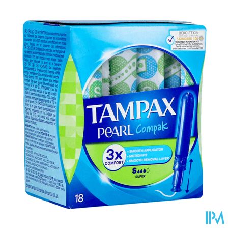 Tampax Pearl Compak Super 18