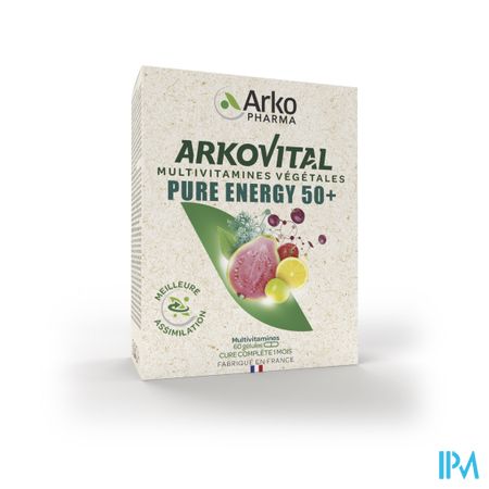 Arkovital Pure Energy 50+ Caps 60 1