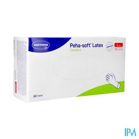 Peha Soft Handschoen Latex Comfort l 100 942023