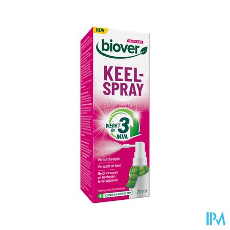 Biover Selfcare Keelspray 3min 20ml