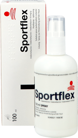Sportflex 10 Mg/G Sol Pulv Cutanee 100 Ml 8