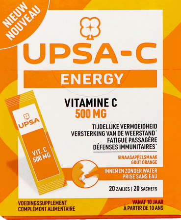 Upsa C Energy 500mg Zakje 20 1