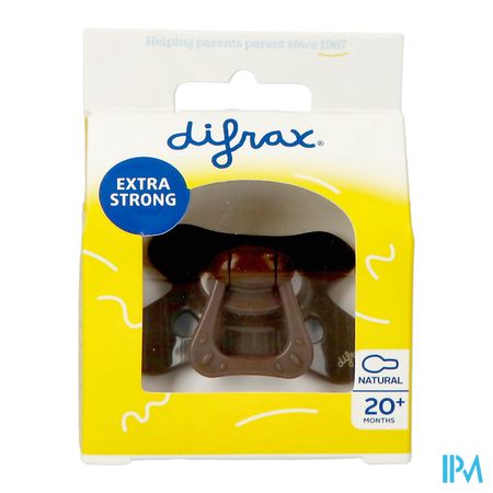Difrax Sucette Natural 20m+ Chocolate Lines 2
