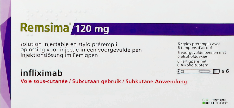 Remsima 120mg Orifarm Voorgevulde Pen 6 3