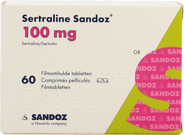Sertraline Sandoz Comp 60 X 100mg 2