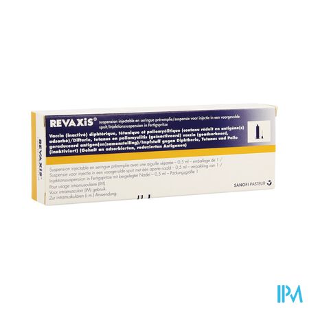 Revaxis Voorgev.spuit 0,5ml Ud + 1 Aparte Naald