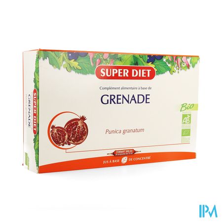 Superdiet Granaatappel Bio Amp 20x15ml