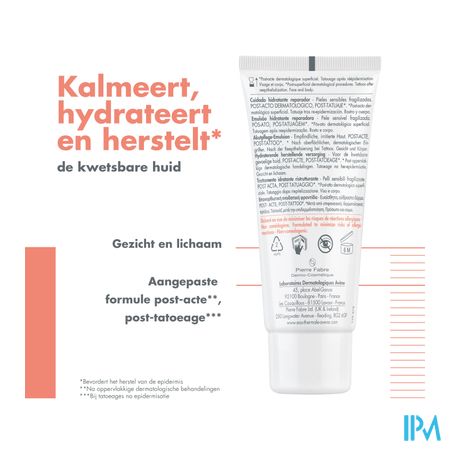 Avene Cicalfate+ Hydra&herstel. Verzorg. Tube 40ml 16