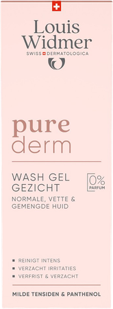 Widmer Purederm Wash Gel Gezicht Zonder Parfum 125ml 1