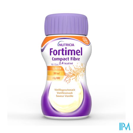 Fortimel Compact Fiber 2.4kcal Vanille 4x125ml 6