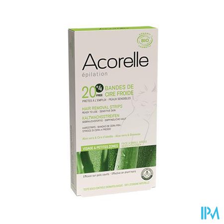 Acorelle Haarsstrips Gezicht 2x12