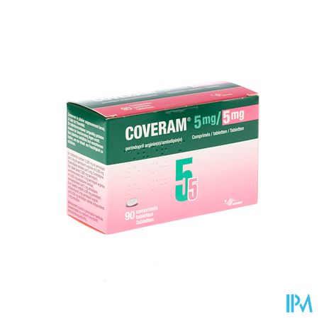 Coveram 5mg/ 5mg Comp 90