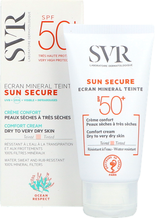 Svr Sun Secure Gekleur.miner.droge Huid Sp50+ 60ml 3