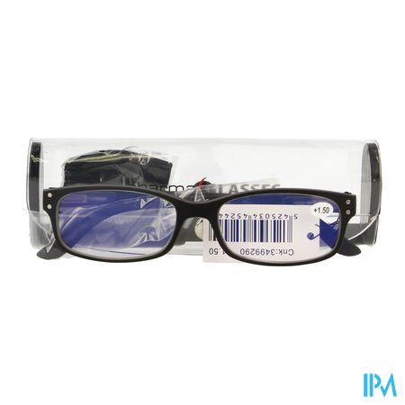 Pharmaglasses Visionblue Pc01 Lun.lect.+1.50 Black 1