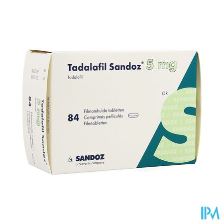 Tadalafil Sandoz 5,0mg Filmomh Tabl 84 X 5,0mg 1